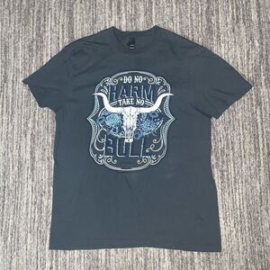 Very Important Tee District Mens‎ Do No Harm Take No Bull Large Graphic T Shirt